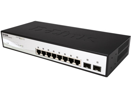 D-Link DGS-1210-10 10-port Gigabit Web Smart Switch Including 2 Gigabit SFP Ports