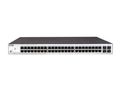 D-Link DGS-1210-52MP 52-Port Gigabit Web Smart PoE Switch Including 4 Gigabit SFP Ports