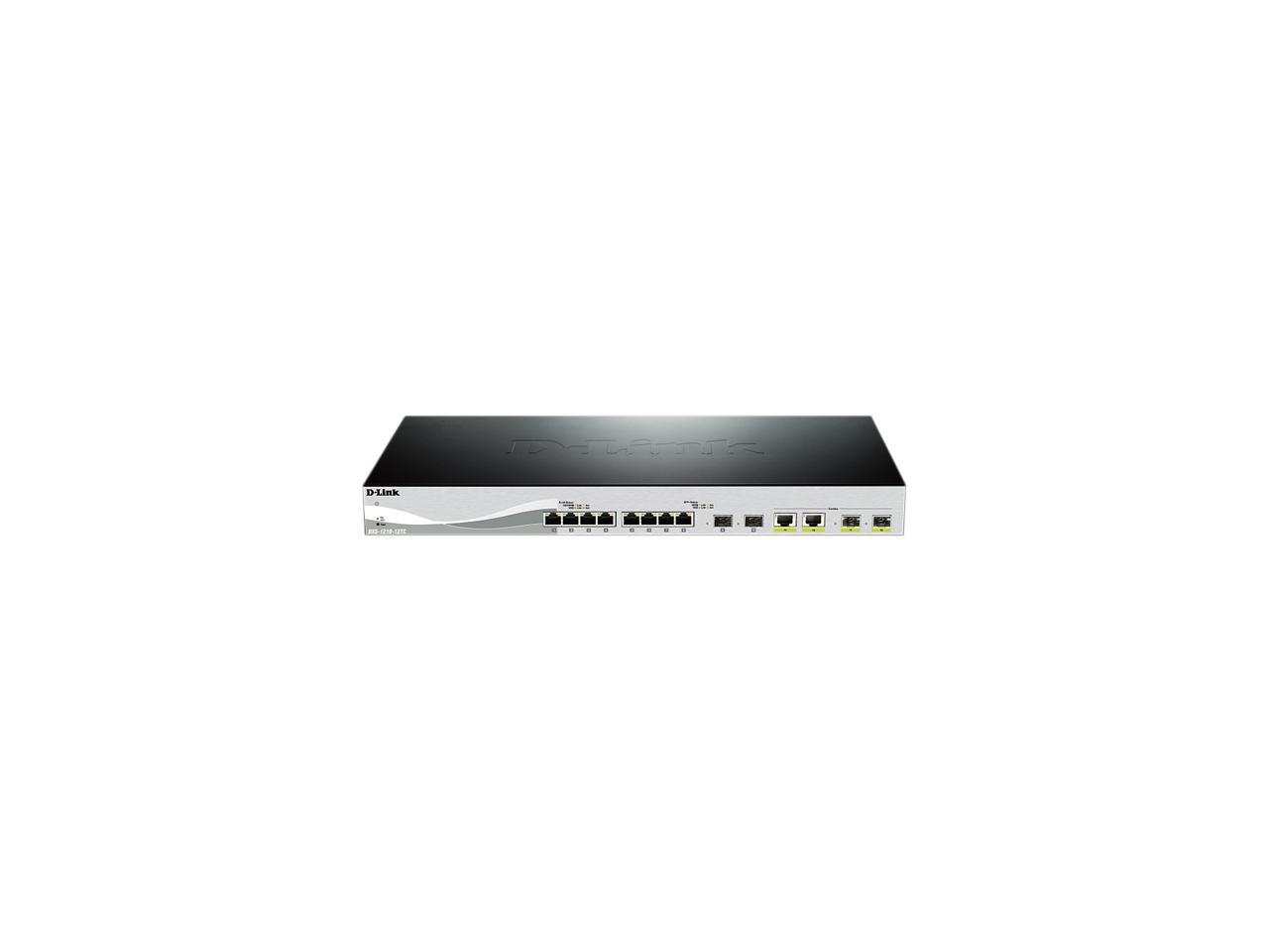 DXS-1210-12TC - 12-Port Web Smart 10-Gigabit Ethernet Switch