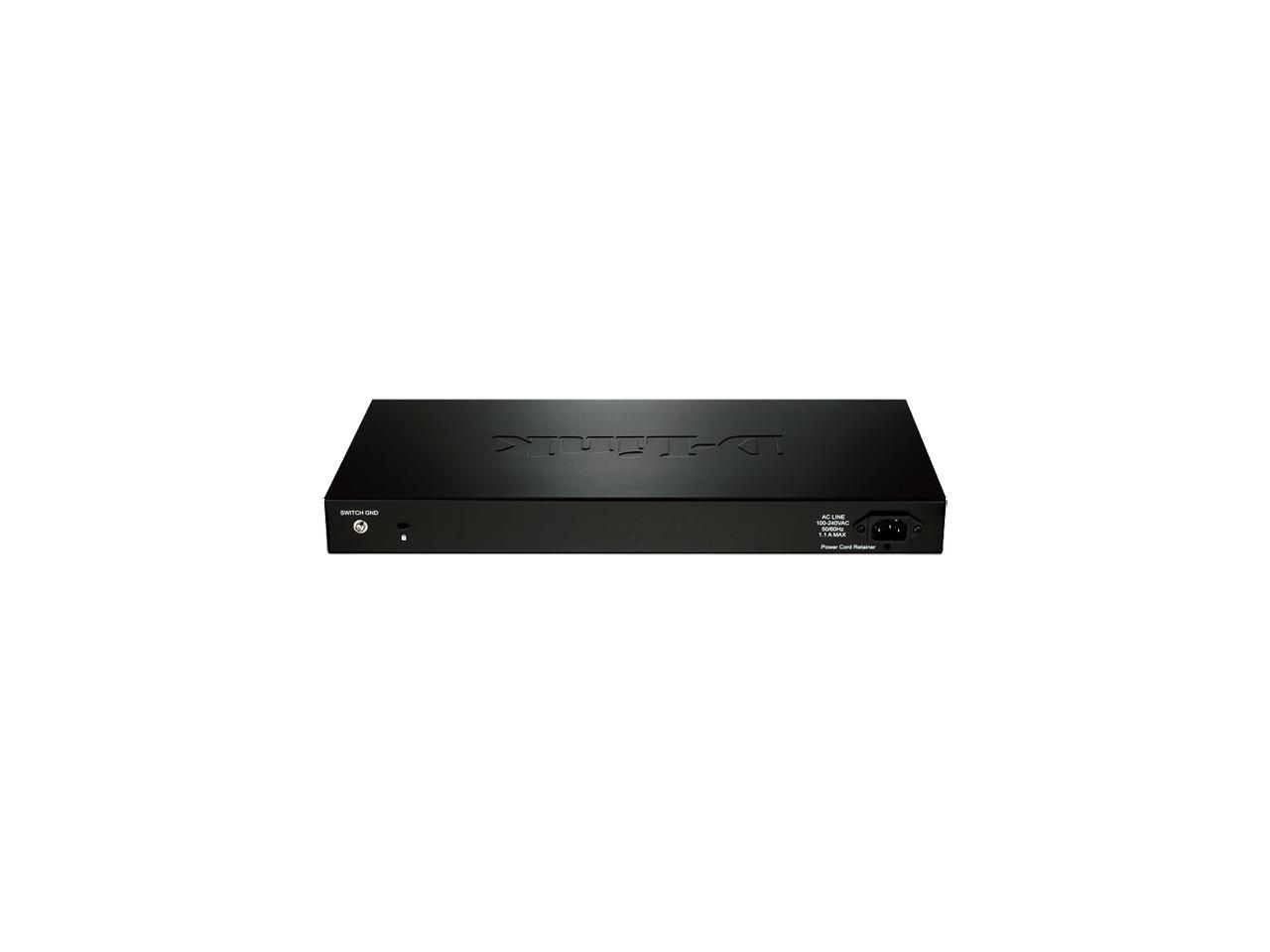 D-Link DXS-1210-12SC 12-Port 10G SFP+ Web Smart Switch Including 2 10GBASE-T/SFP+ Combo Ports