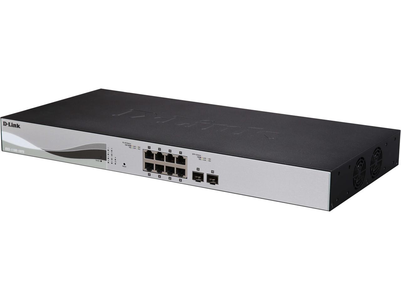 D-Link 10-Port 10-Gigabit Ethernet Smart Managed Switch