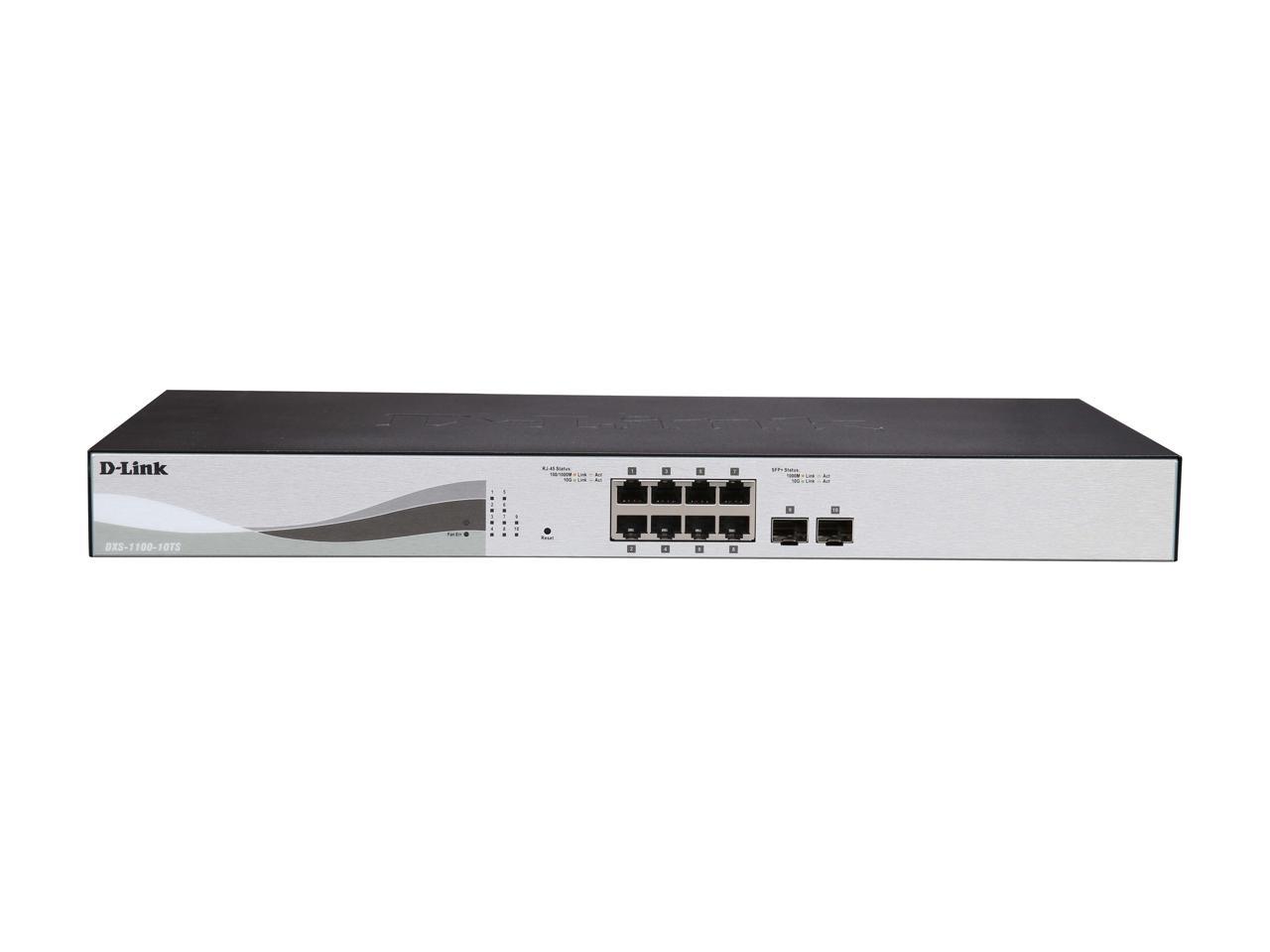 D-Link 10-Port 10-Gigabit Ethernet Smart Managed Switch