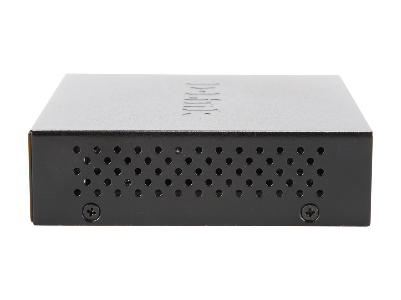 D-Link DGS-1005P 5-Port Gigabit Metal Desktop Switch with 4 PoE Ports