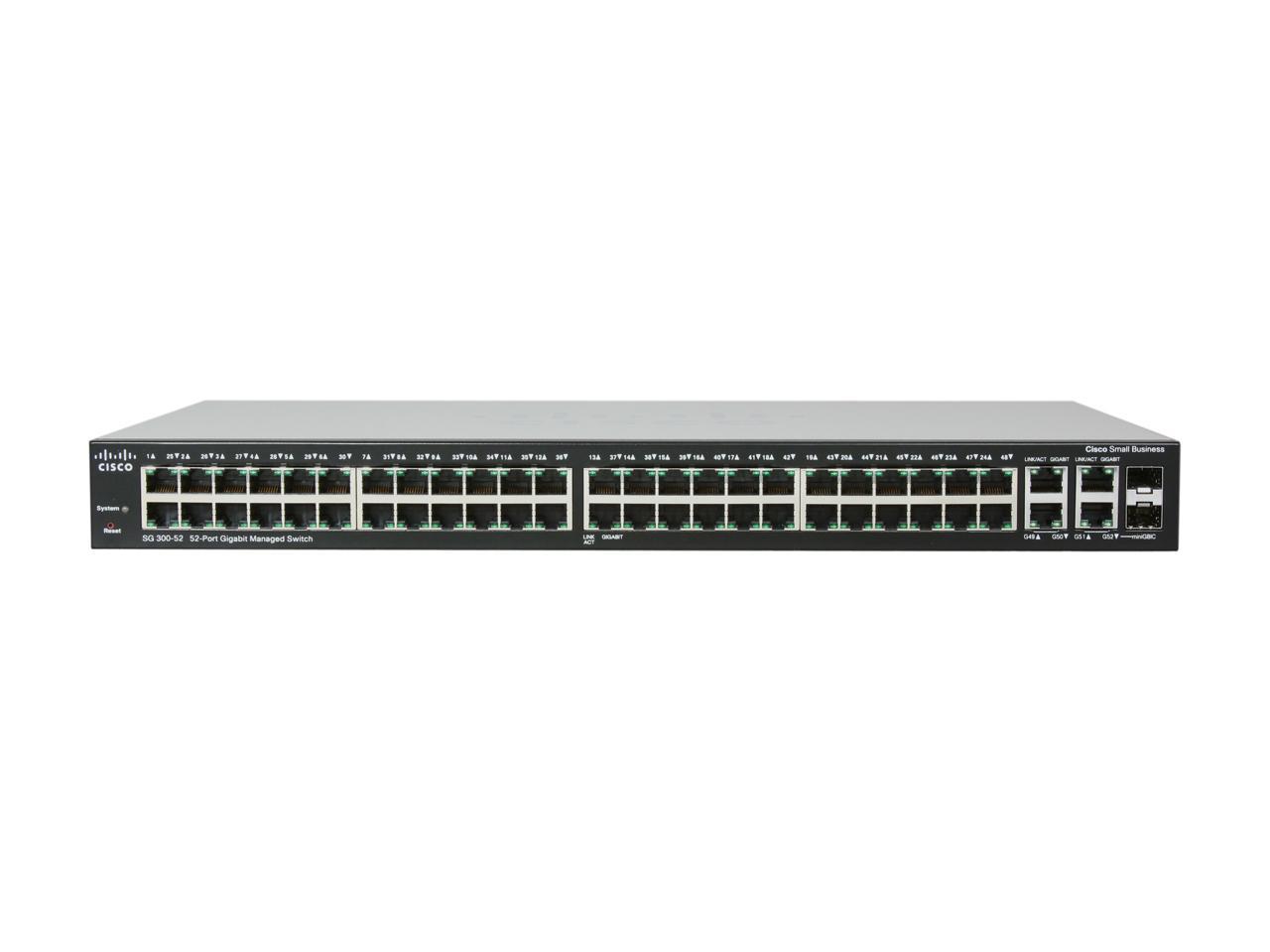 Cisco SG300-52 (SRW2048-K9-NA) 52-port Gigabit Managed Switch