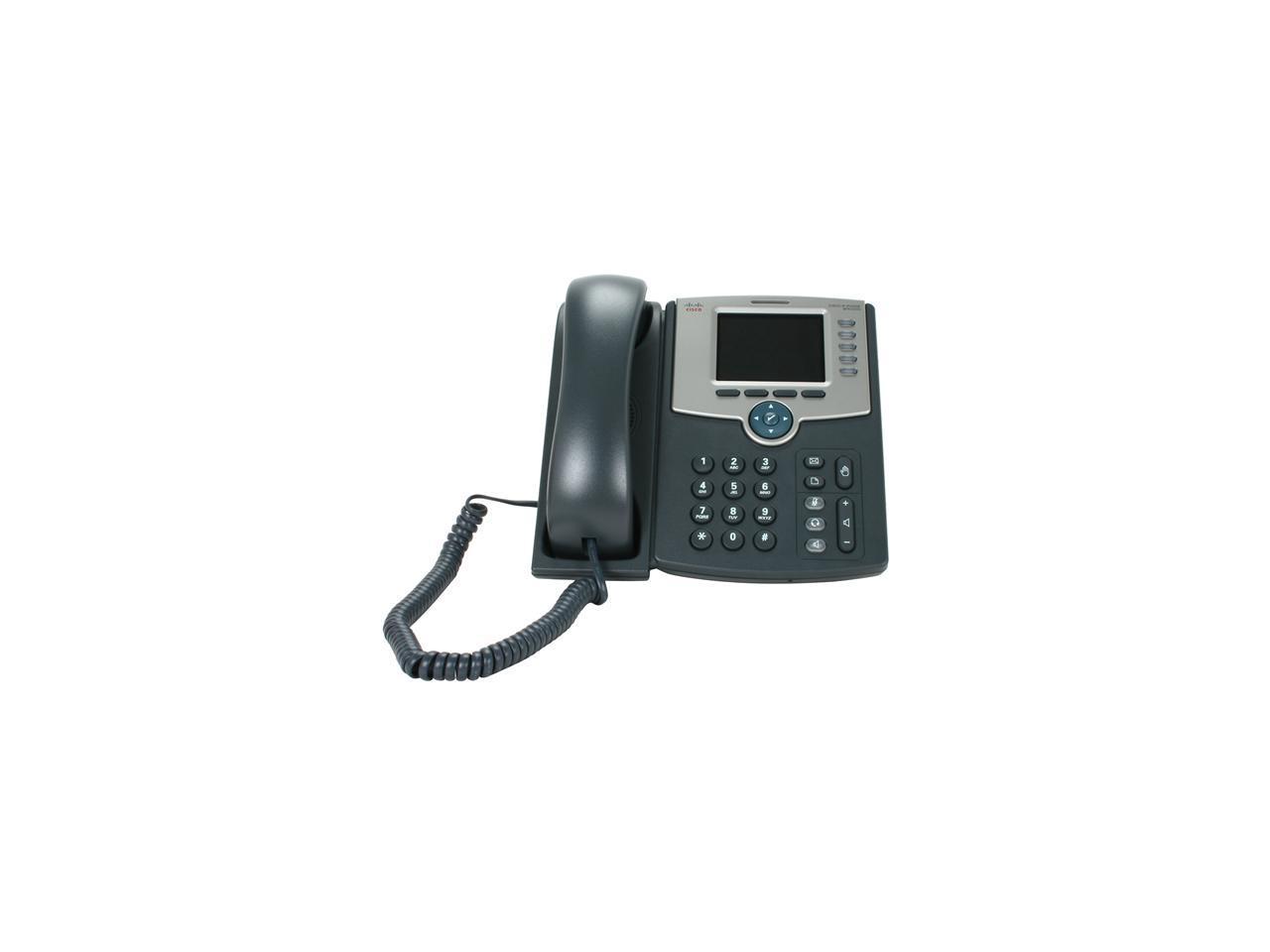 Cisco SPA 525G2 5-Line IP Phone with Color Display, PoE, 802.11g, Bluetooth, Mobile Link