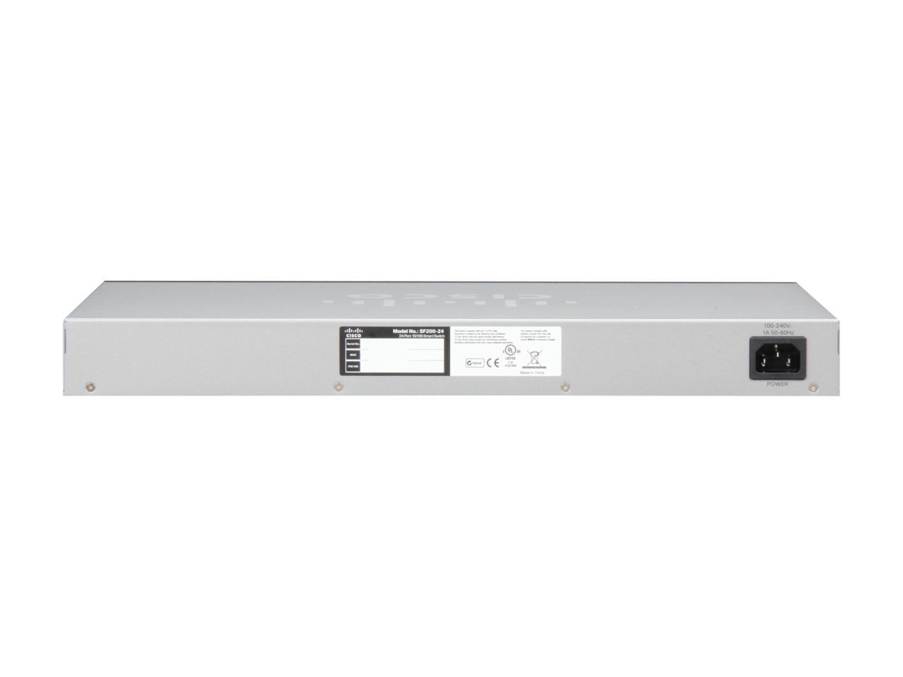 Cisco Small Business 200 Series SLM224GT-NA (SF200-24) Smart Switch