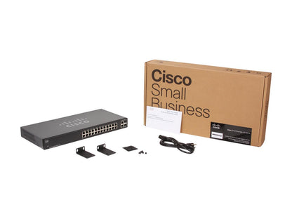 Cisco Small Business 100 Series SF102-24-NA Unmanaged 24-Port Gigabit Switch