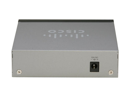 Cisco Small Business 100 Series SG100D-05-NA Unmanaged 5-Port Desktop Gigabit Switch
