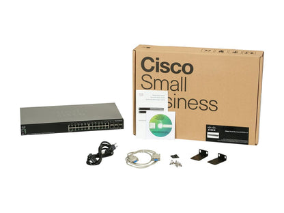 Cisco Small Business 500X Series SG500X-24-K9-NA Managed Stackable Gigabit Ethernet Switch