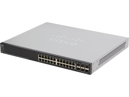 Cisco Small Business 500X Series SG500X-24P-K9-NA Managed PoE Stackable Gigabit Ethernet Switch