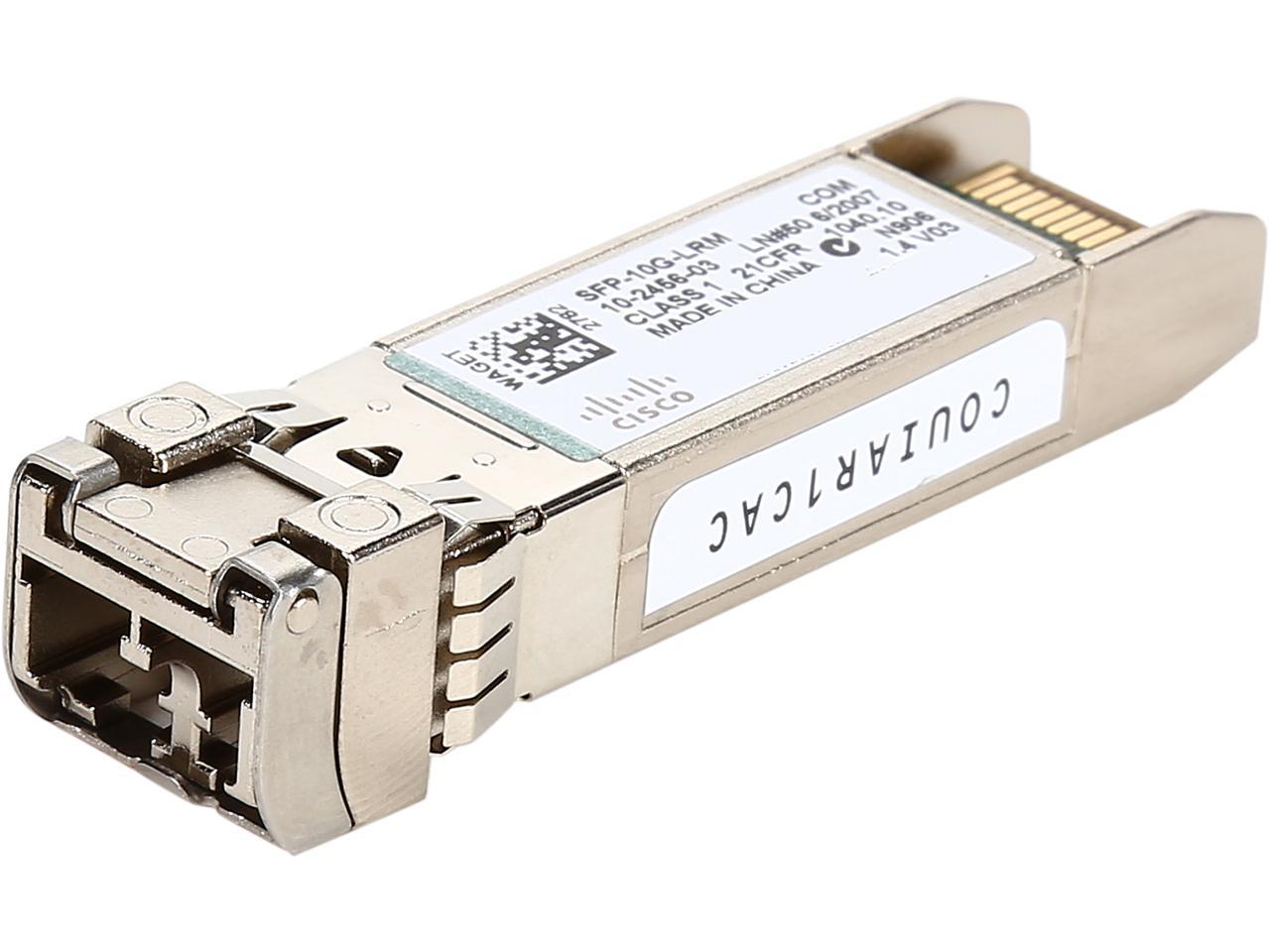 Cisco Small Business SFP-10G-LRM= 10GBASE-LRM SFP+ Transceiver Module for 500 Series 10 Gbps LC duplex connector