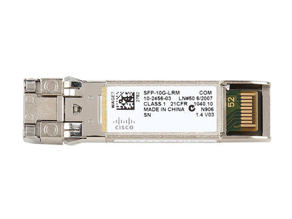 Cisco Small Business SFP-10G-LRM= 10GBASE-LRM SFP+ Transceiver Module for 500 Series 10 Gbps LC duplex connector