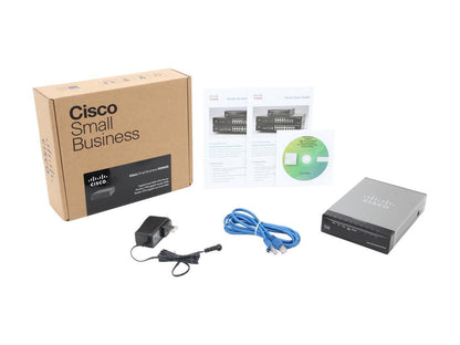 Cisco Small Business RV042G-K9-NA Dual Gigabit WAN VPN Router 2 x 10/100/1000Mbps WAN Ports 4 x 10/100/1000Mbps LAN Ports