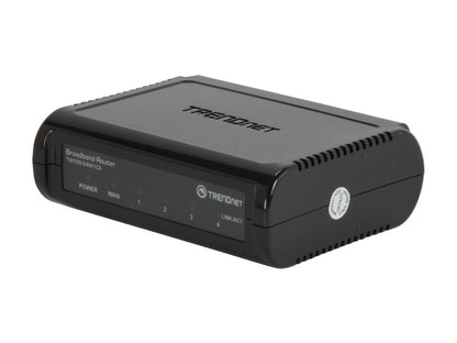 TRENDnet TW100-S4W1CA DSL/Cable Broadband Router 1 x 10/100Mbps WAN Ports 4 x 10/100Mbps LAN Ports