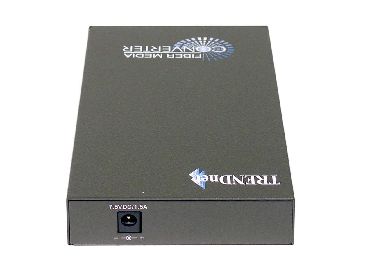 TRENDnet TFC-110MST Fiber Media Converter 100M, 200M(Full-Duplex) 1 x 10/100Base-TX 1 x 100Base-FX