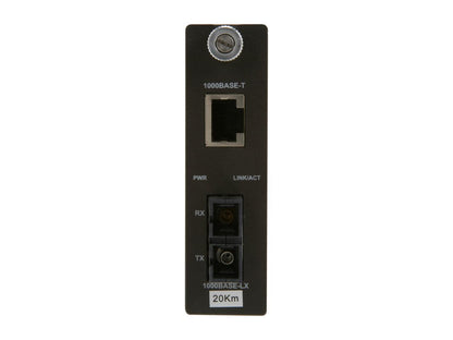 TRENDnet TFC-1000S20 Single-Mode Fiber Converter (20Km) with SC-Type Connector 1 Gbps 1 x 1000Base-T and 1 x 1000Base-LX