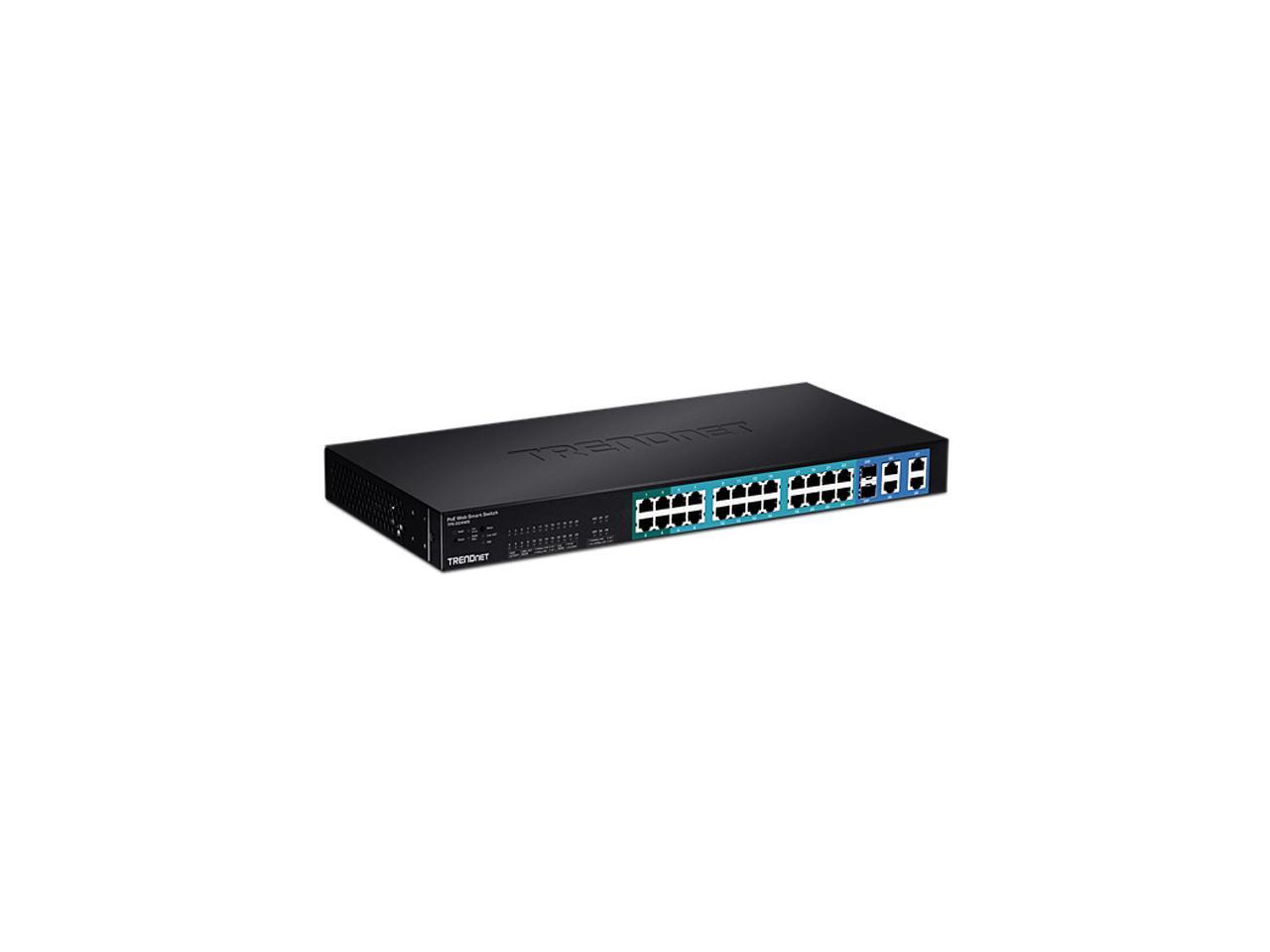 TRENDnet TPE-224WS 28-Port 10/100 Mbps Web Smart PoE+ Switch