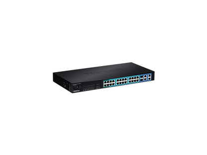 TRENDnet TPE-224WS 28-Port 10/100 Mbps Web Smart PoE+ Switch