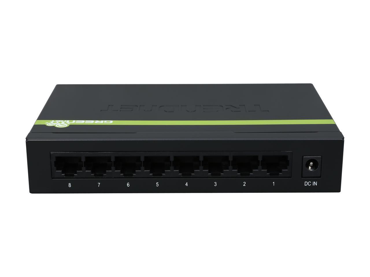 TRENDnet TEG-S80g 8-Port Gigabit GREENnet Switch