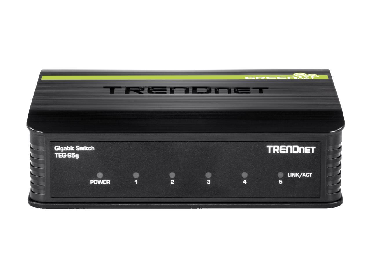 TRENDnet TEG-S5g 5-Port Gigabit GREENnet Switch