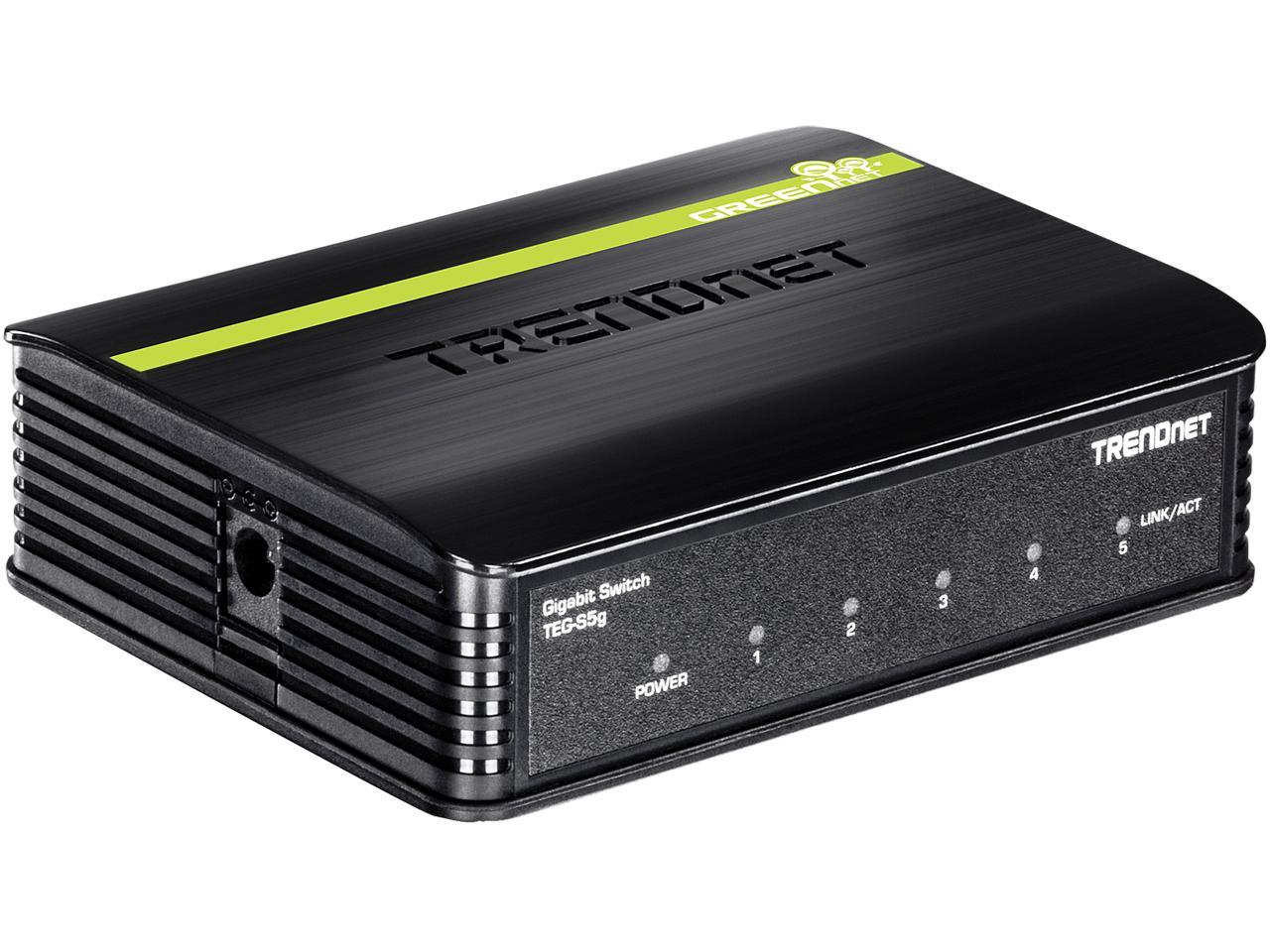 TRENDnet TEG-S5g 5-Port Gigabit GREENnet Switch