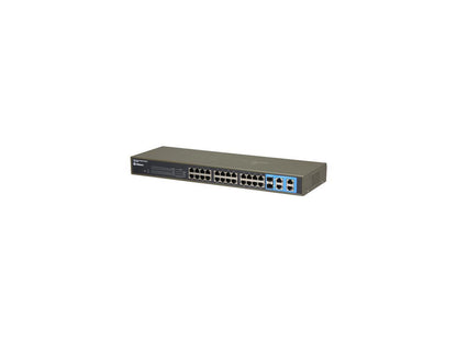 TRENDnet TEG-424WS Smart Web Smart Switch with 2 Mini-GBIC Slots. Limited Life Time Warranty