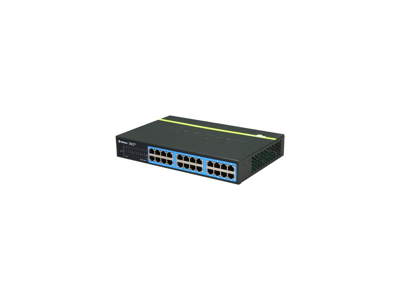 TRENDnet TEG-S24DG Unmanaged Gigabit GREENnet Switch. Limited LifeTime Warranty