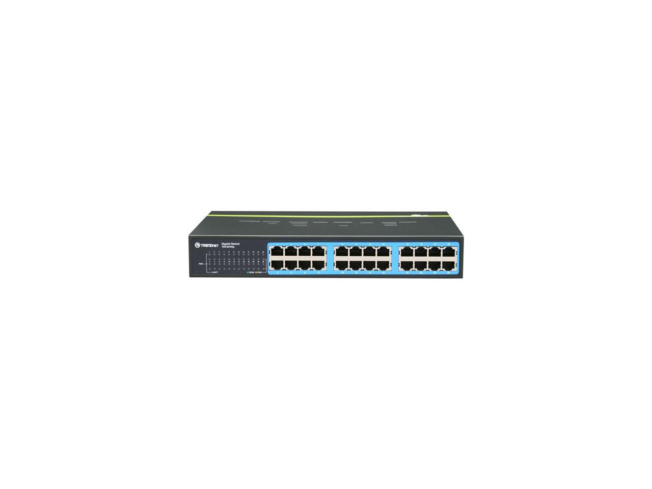 TRENDnet TEG-S24DG Unmanaged Gigabit GREENnet Switch. Limited LifeTime Warranty