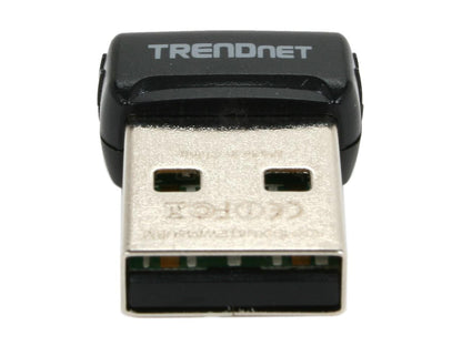 TRENDnet TEW-648UBM N150 Micro Wireless Adapter IEEE 802.11b/g, IEEE 802.11n Draft 2.0 USB 2.0 Up to 150Mbps Wireless Data Rates
