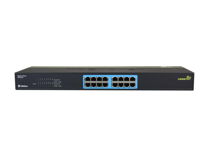 TRENDnet TEG-S16G Unmanaged 16-Port Gigabit GREENnet Switch. Limited Life Time Warranty