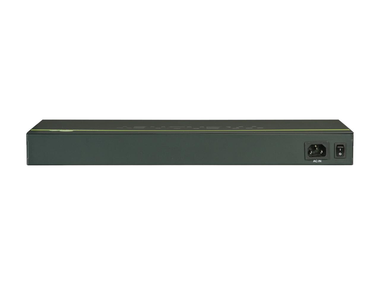 TRENDnet TEG-S24G Unmanaged 24-Port Gigabit GREENnet Switch. Limited Life Time Warranty