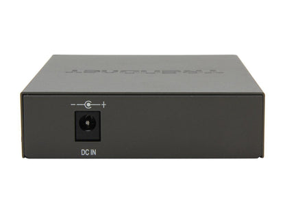 TRENDnet TFC-1000MGA 100/1000BASE-T to SFP Media Converter 1 x 10/100/1000Mbps Gigabit port 1 x 100/1000Base-SX/LX Mini-GBIC slot for optional Mini-GBIC modules