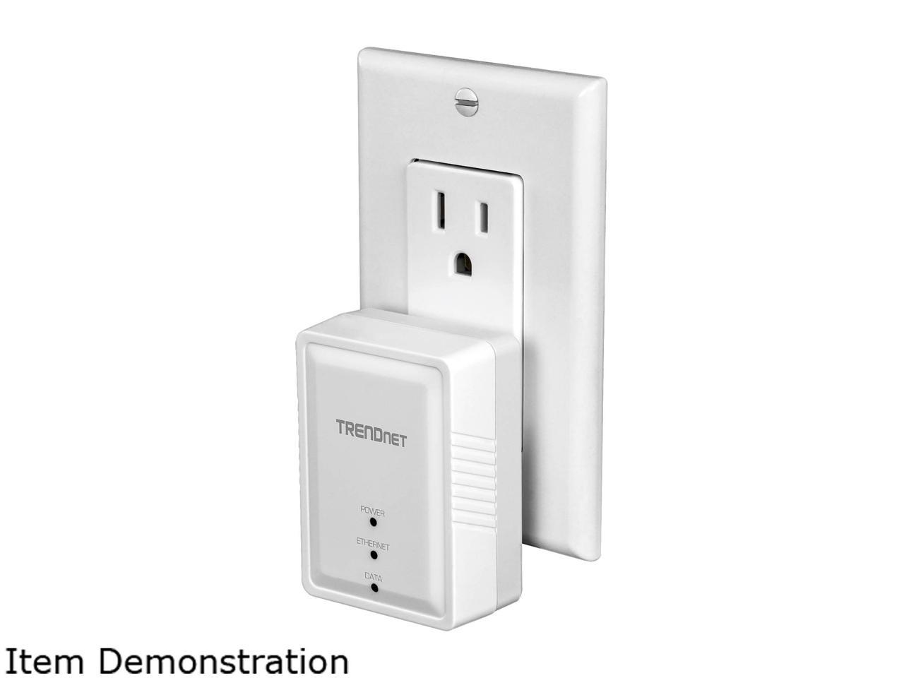 TRENDnet TPL-406E2K 500Mbps Compact Powerline AV Adapter Kit
