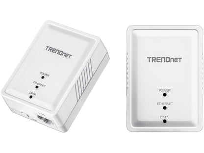 TRENDnet TPL-406E2K 500Mbps Compact Powerline AV Adapter Kit