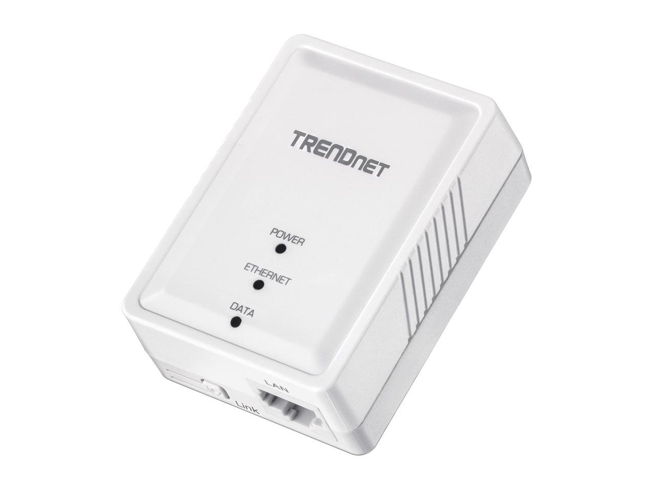 TRENDnet TPL-406E2K 500Mbps Compact Powerline AV Adapter Kit
