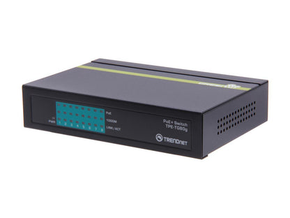 TRENDnet TPE-TG80G Unmanaged 8-Port Gigabit GREENnet PoE+ Switch. Limited Life Time Warranty