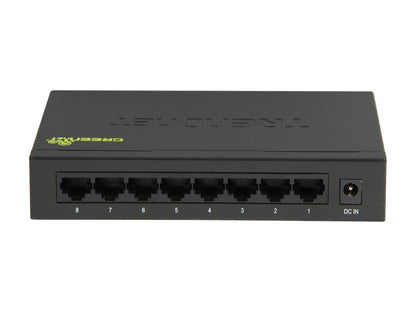 TRENDnet Unmanaged 8-Port Gigabit GREENnet Switch, TEG-S82G (Version v3.1R)