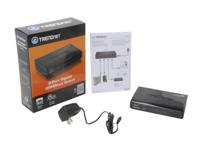 TRENDnet TEG-S81g 8-Port Gigabit GREENnet Switch