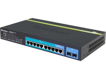 TRENDnet TPE-1020WS 10-Port Gigabit Web Smart PoE+ Switch. Limited Life Time Warranty