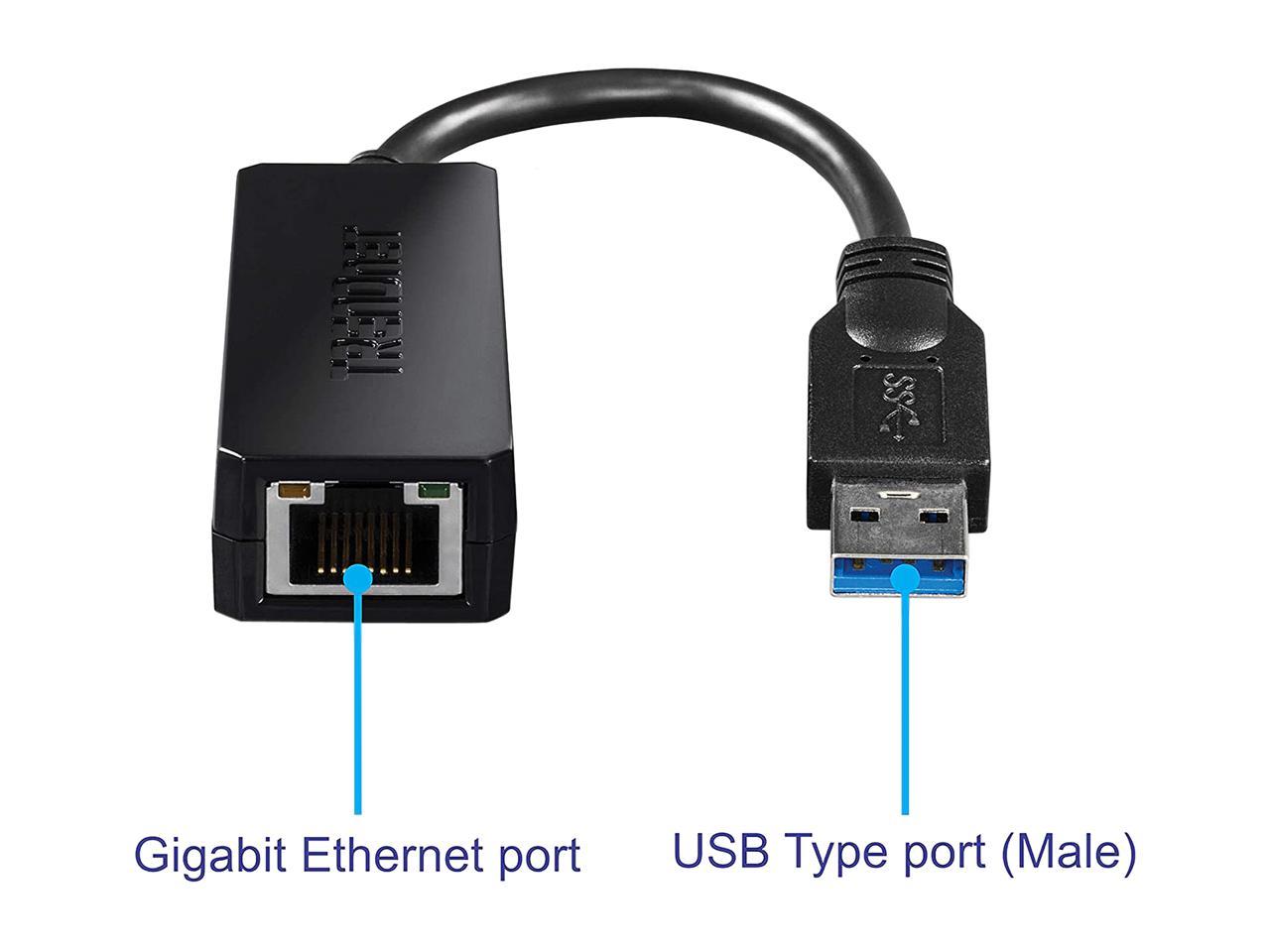 TRENDnet USB 3.0 to Gigabit Ethernet Adapter, TU3-ETG