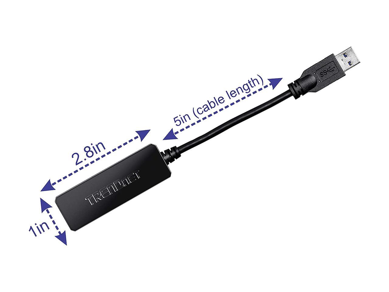 TRENDnet USB 3.0 to Gigabit Ethernet Adapter, TU3-ETG