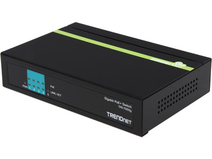 TRENDnet 5-port 10/100 Mbps PoE Switch (31W Power Budget) with Limited Lifetime warranty