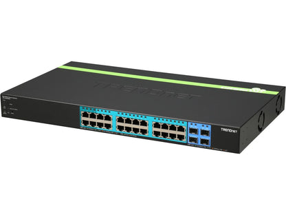 TRENDnet TPE-2840WS 28-Port Gigabit Web Smart PoE+ Switch. Limited Life Time Warranty