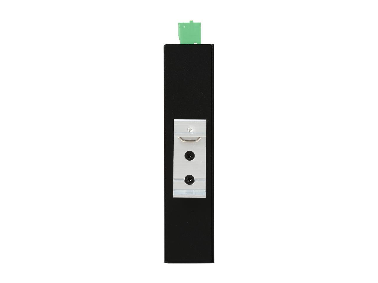 TRENDnet 5-Port Hardened Industrial Gigabit PoE+ DIN-Rail Switch Limited Lifetime Warranty