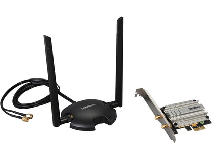 TRENDnet TEW-807ECH AC1200 High Power Wireless Dual Band PCIe Adapter