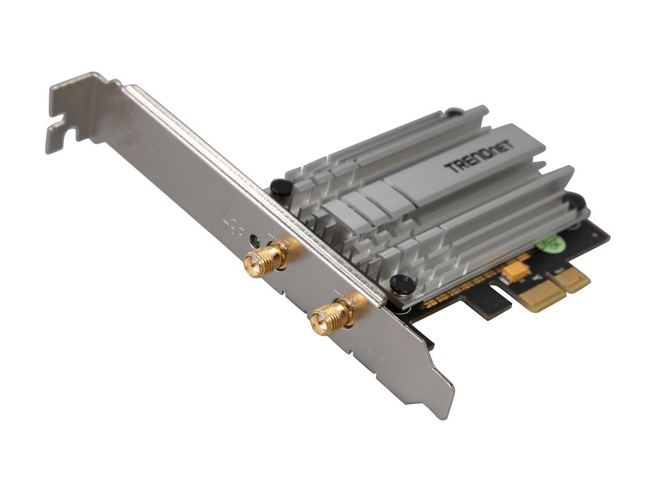 TRENDnet TEW-807ECH AC1200 High Power Wireless Dual Band PCIe Adapter