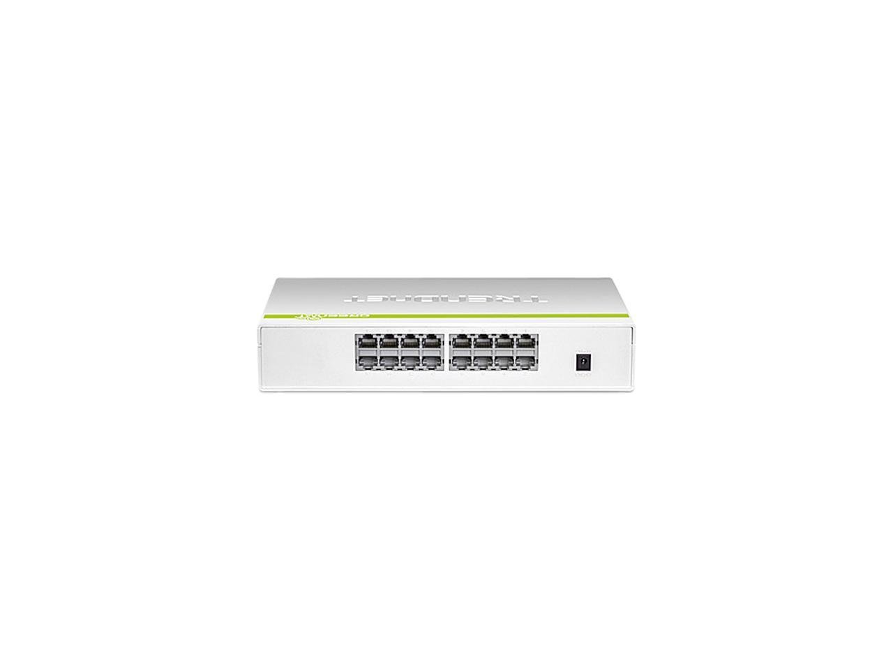 TRENDnet TEG-S16D 16-Port Gigabit GREENnet Switch