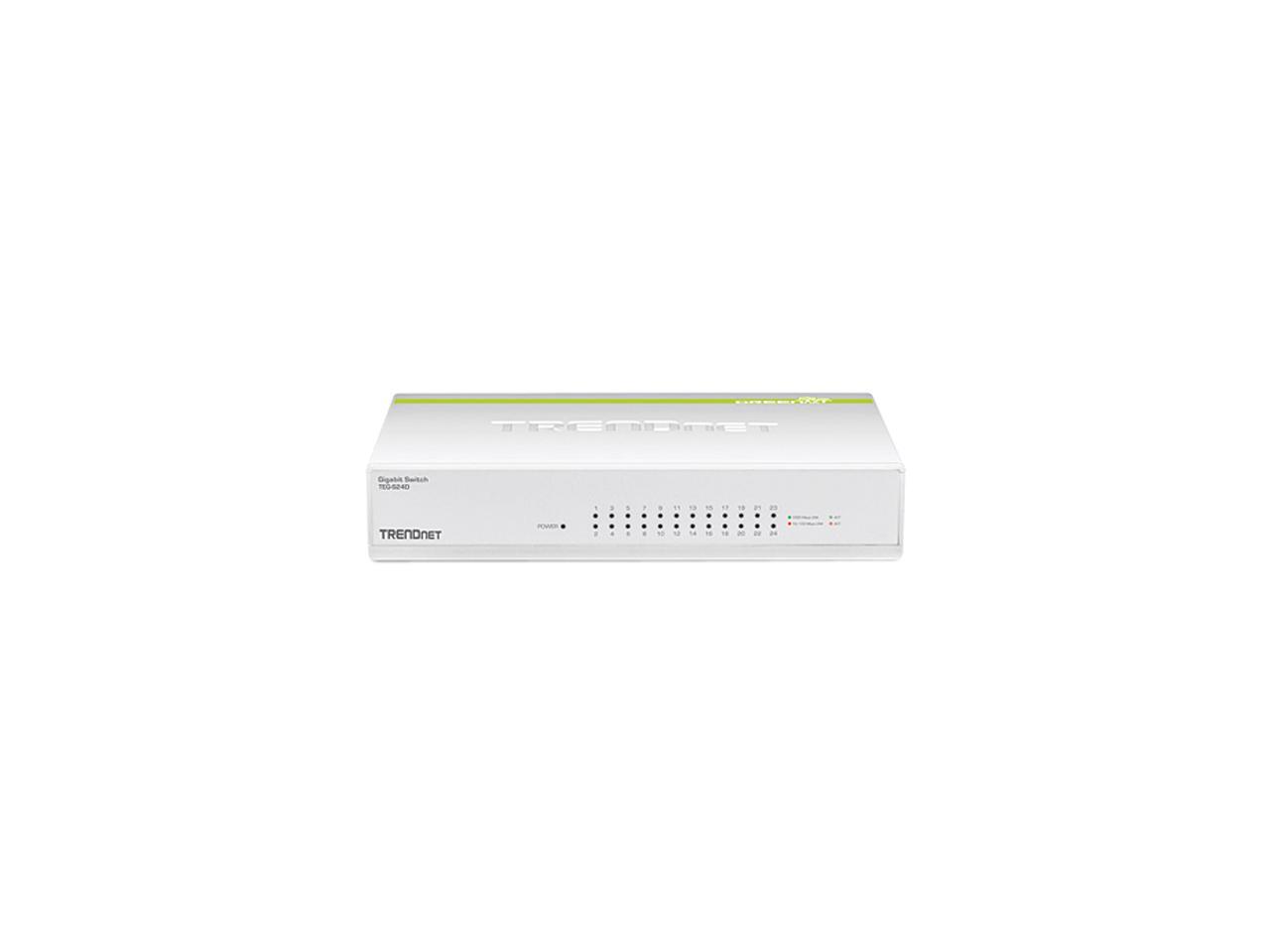 TRENdnet TEG-S24D 24-Port Gigabit GREENnet Switch