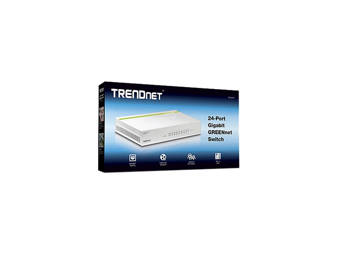 TRENdnet TEG-S24D 24-Port Gigabit GREENnet Switch