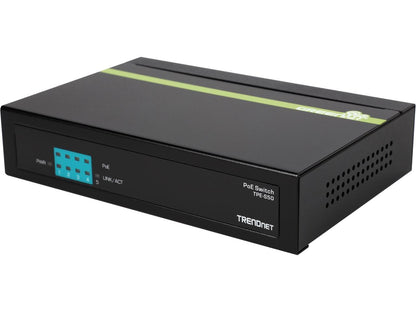 TRENDnet TPE-S50 5-port 10/100 Mbps PoE Switch. Limited Life Time Warranty